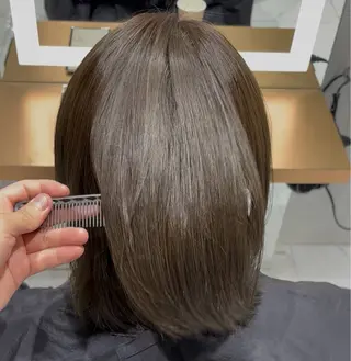 ミディアム カラー miyu’s渋谷所属・高崎 堅心のヘアスタイル