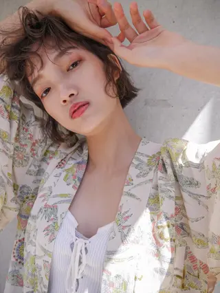 ショート nessヤマサキ リュウタのヘアスタイル