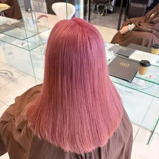 ロング カラー EARTH あいかのヘアスタイル
