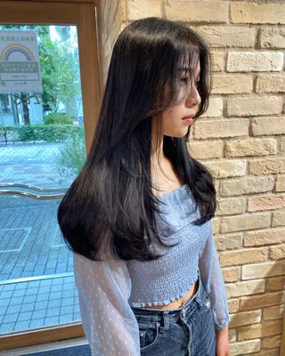 ロング 透明感/レイヤー カット🎀Maco.のヘアスタイル