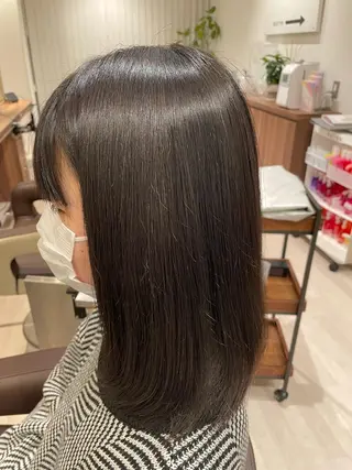 セミロング 清瀬駅/痛ませない 縮毛矯正/山崎のヘアスタイル