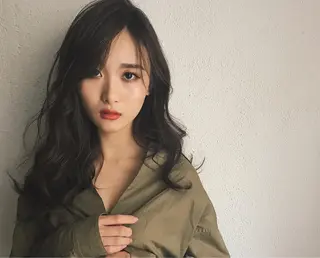 ロング カラー パーマ シェアサロン salowin所属・✨ブリーチなし透明感 カラー🥇ユースケのヘアスタイル