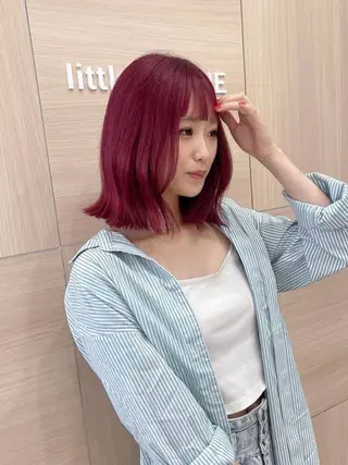 ミディアム 栄/久屋大通/美髪 /透明感カラー/加藤のヘアスタイル