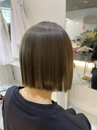 ミディアム パーマ 柴田泰秀sotti. 髪質改善/ブリーチのヘアスタイル