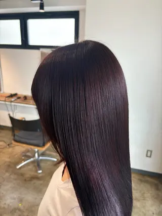 ロング カラー 暖色カラー🍒 ケアブリーチ/akiのヘアスタイル