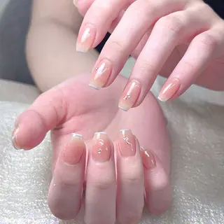 ネイル 長いだし/スカルプ/ パラシェルN.oneのネイルデザイン