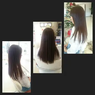 ロング カラー キンジョウ エナミのヘアスタイル