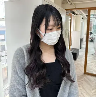 ロング 韓国ヘア×ハイトーン AYA💫のヘアスタイル