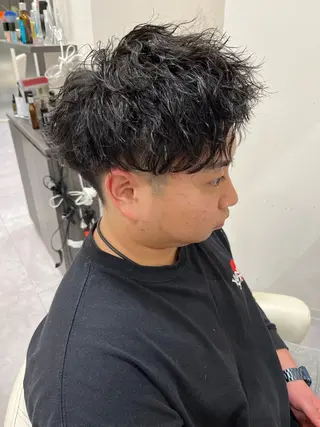 パーマ 🌀rooomen/ 龍之介/メンズサロンのヘアスタイル