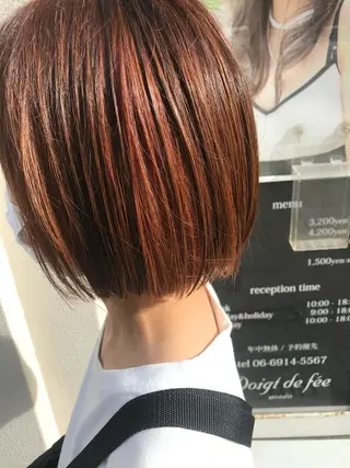 ショート カラー vifkrone所属・JOHO 【マンツーマン施術】のヘアスタイル
