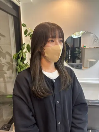 セミロング terrace所属・arakawa yuaのヘアスタイル