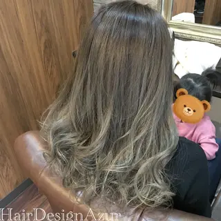 ロング HairDesign Azurのヘアスタイル
