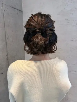 ヘアアレンジ 女性に人気♪ はやしほのかのヘアスタイル
