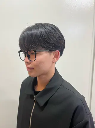 ショート パーマ メンズ 韓国風メンズ/毛流れ ヘアなら須田龍世のヘアスタイル