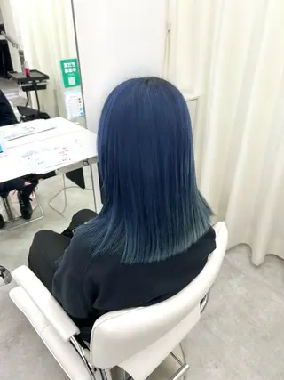 セミロング カラー はるか/ブリーチカラ ー/ヘアアレンジ🤍のヘアスタイル