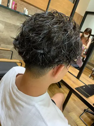 ショート メンズ 天野 開のヘアスタイル