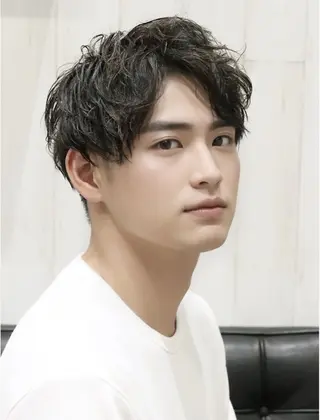 ショート パーマ メンズ ˗ˏˋいくみˎˊ˗ /パーマ/カラーのヘアスタイル