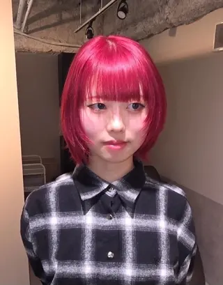 ミディアム LYLICK所属・ケアブリーチ特化 same 🦈のヘアスタイル