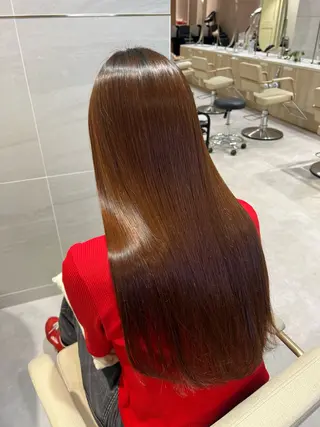 ロング パーマ カット無料｜レイヤー カット｜韓国モテへアのヘアスタイル