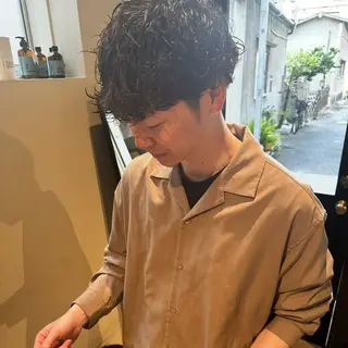 メンズ ハナ🌼 ボブ/透明感カラーのヘアスタイル