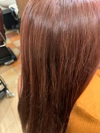 ロング カラー 長瀬 遥姫のヘアスタイル