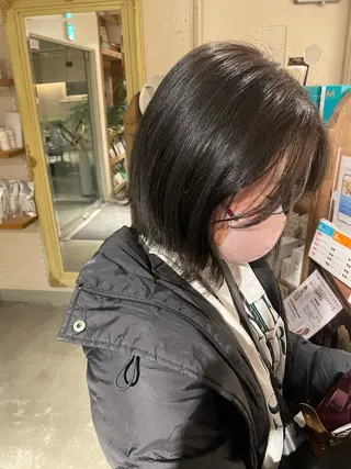 ミディアム カラー 透明感カラー🫧/ レイヤー/髪質改善のヘアスタイル