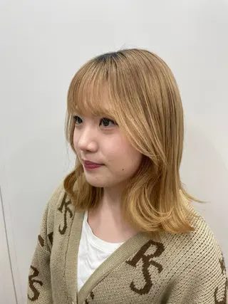 ミディアム ✨似合わせ特化美容師 WILL上村 拳吾のヘアスタイル