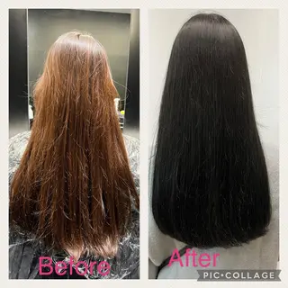 ロング カラー カミノア所属・12月予約解放しまし たイルミナ公認荒井のヘアスタイル