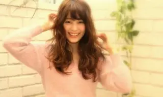 カラー パーマ セミロング ヘアアレンジ ⭐️ アユミ⭐️のヘアスタイル