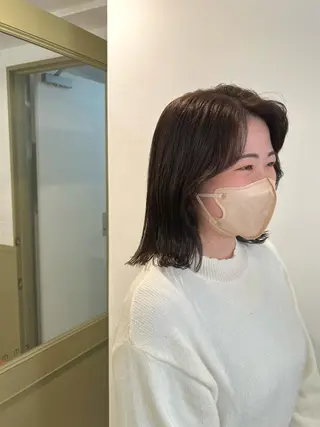 ミディアム カラー メンズカット /パーマ🍀田畑玖音のヘアスタイル