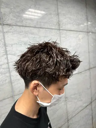 パーマ メンズ パーマ/京都駅 /メンズ/藤井 翔のヘアスタイル