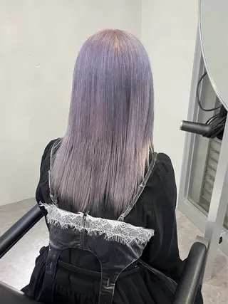 ミディアム カラー ブリーチ/ベージュ 💕/momoaのヘアスタイル