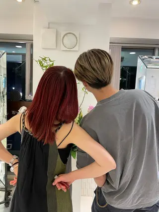 カラー Libero／ HARUKA【柏】のヘアスタイル