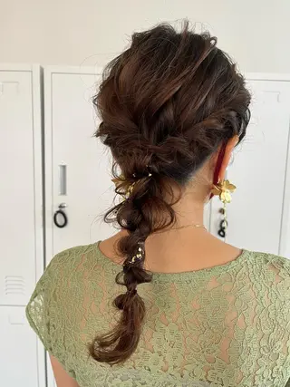 セミロング ヘアアレンジ Emma ecole所属・Emma ecole /栄/RIOのヘアスタイル