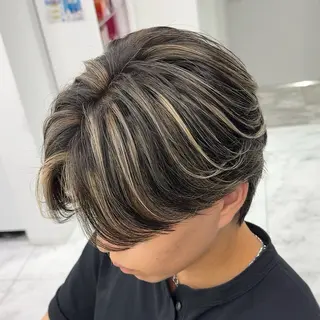 カラー メンズ メンズカット ‪‪/メッシュのヘアスタイル
