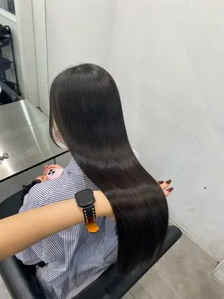 ロング 艶髪/縮毛矯正/ Core mikuaのヘアスタイル