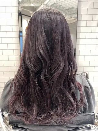 ロング カラー 佐野 えり奈のヘアスタイル