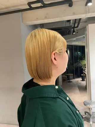 ショート 葉月/ボブ/ 透明感カラー／中目黒のヘアスタイル