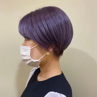 ショート カラー ANNA /艶髪/ハイトーンのヘアスタイル