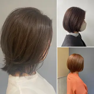 ミディアム ase.糸島店所属・UEDA AYAのヘアスタイル