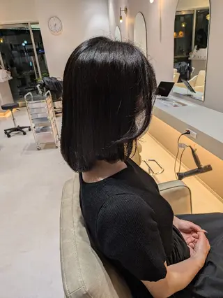カラー 吉田 美姫のヘアスタイル