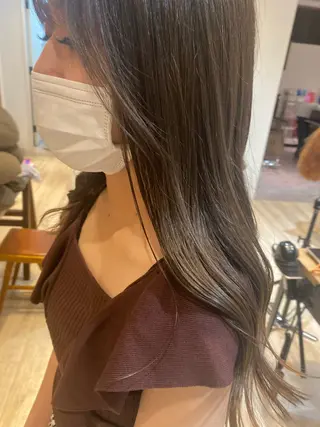 セミロング カラー 🪞艶カラー/ボブ/ 矯正/高橋亜実🪞のヘアスタイル