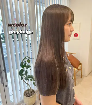 ロング カラー 透明感/ダブルカラー /kazui🐈のヘアスタイル