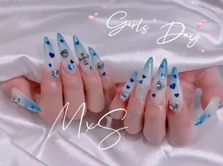 ネイル MxS Nail 【長さだし/フィルイン/マグネット/ワンホンネイル/韓国ネイル/パラジェル】所属・M×S Nail みなのネイルデザイン