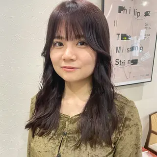 ロング カラー 暖色カラー/ 伏見/RIONAのヘアスタイル