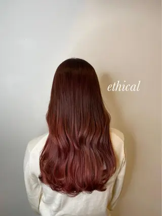 ロング 【エシカル】 HOSOMIのヘアスタイル