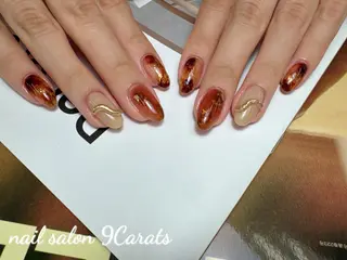 ネイル 💜ワンホンネイル ナインカラット💎のネイルデザイン