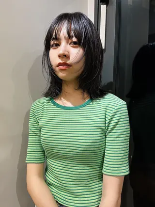 ミディアム ボブとパーマの達人 美容室難民の方は是非のヘアスタイル