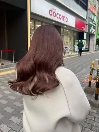 ロング カラー yohaku misakiのヘアスタイル