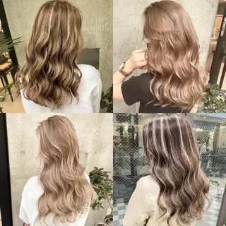 ロング カラー ヘアアレンジ TATSUYA アートディレクターのヘアスタイル